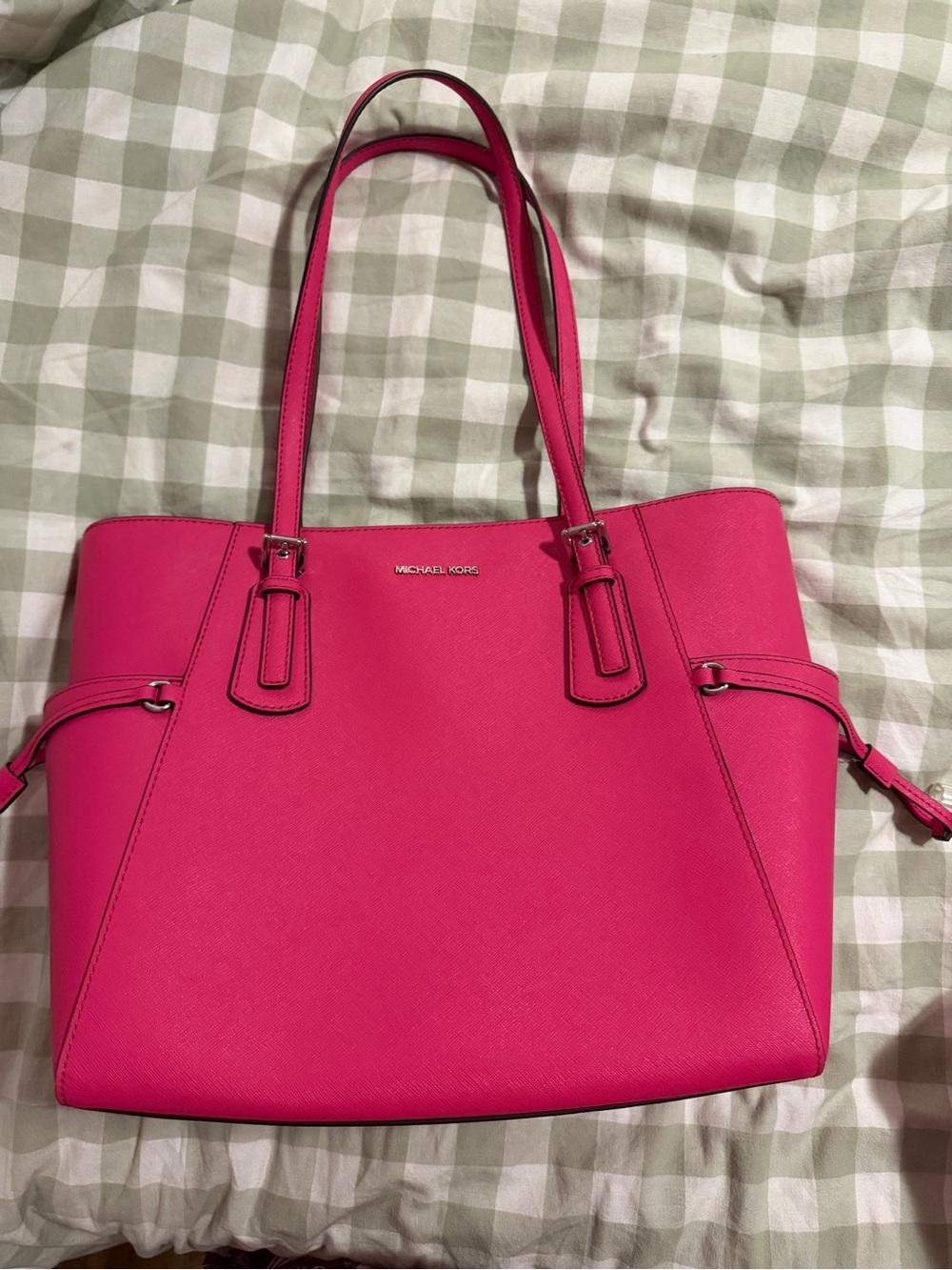 Michael Kors Hot Pink Saffiano Tote